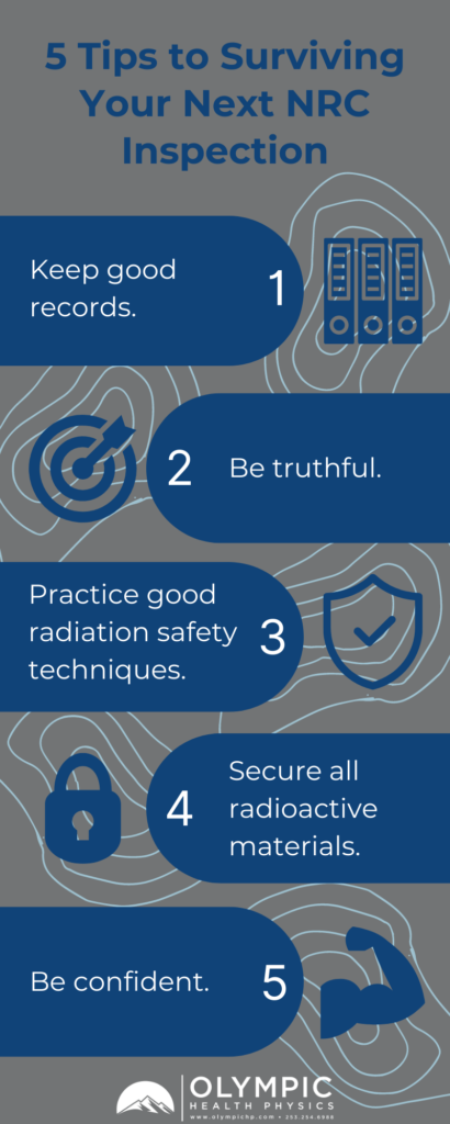 5 Tips to Surviving Your Next NRC Inspection - Infographic