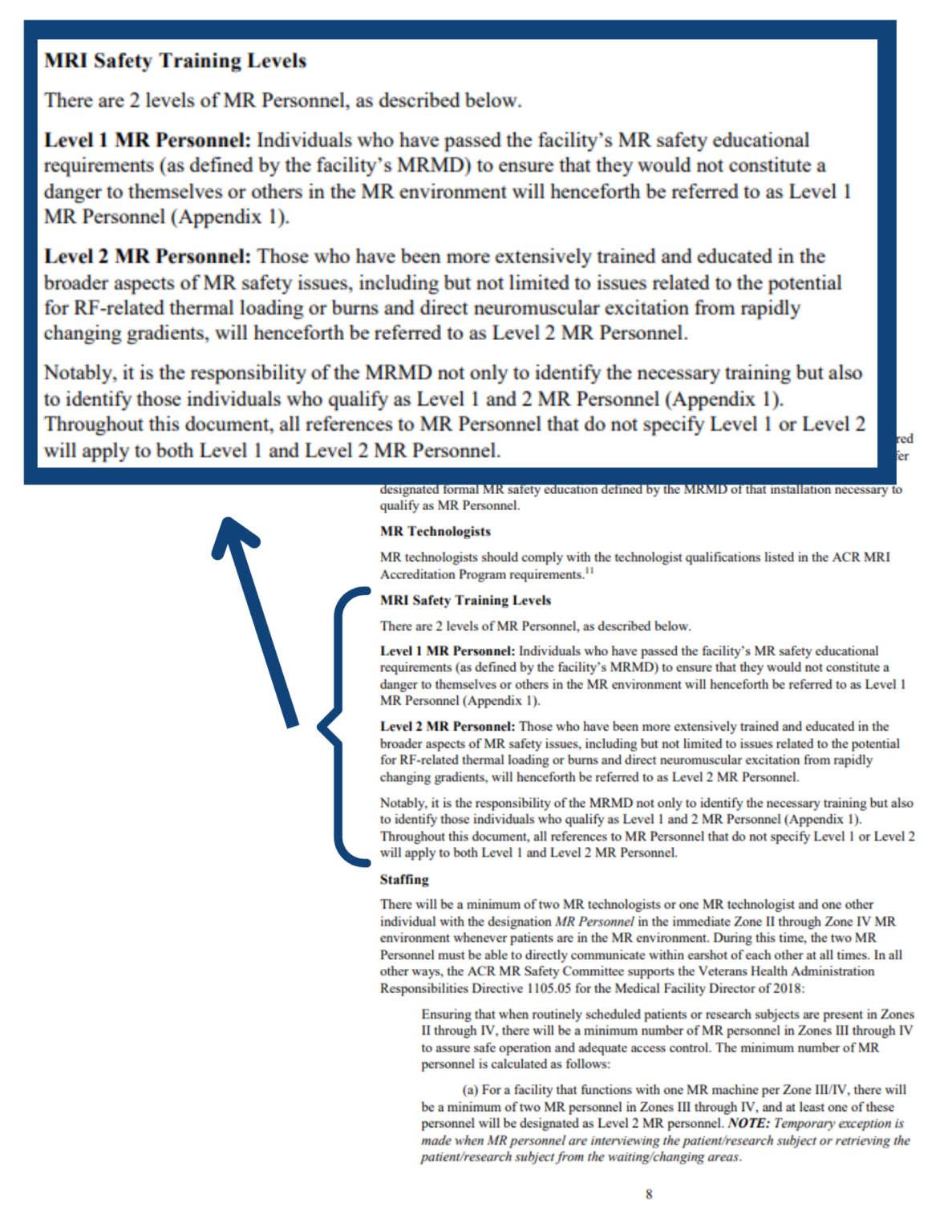 An ACR MRI Safety Manual Overview Olympic Health Physics